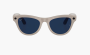 Ray-Ban Meta Skyler Sunglasses Shiny Chalky Gray / Transitions Sapphire (Size 52) 
