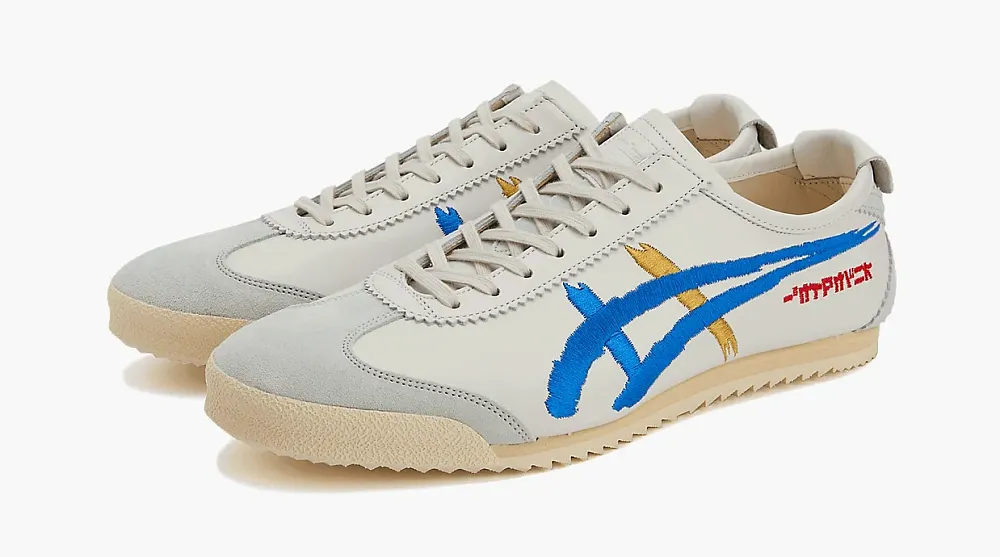 Asics Onitsuka Tiger Mexico 66 Deluxe Calligraphy - White Directoire Blue
