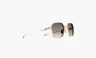 Chrome Hearts Eyeglasses Gold Square Grey