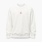 Jordan Flight Fleece Crew Sweatshirt White