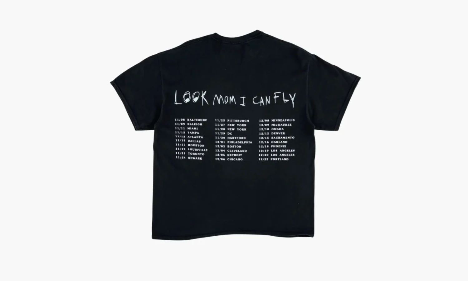 Travis Scott Look Mom Tee Black  Travis Scott Look Mom Tee Black