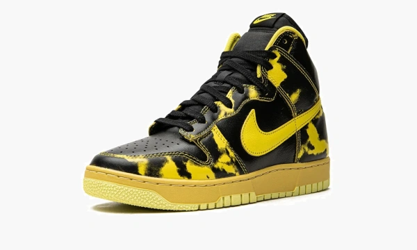 Nike Dunk High 1985 Yellow Acid Wash 