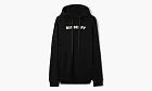 Burberry Logo Print Cotton Hoodie Black
