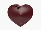 Alaia Le Coeur Сrossbody Bag Dark Red 