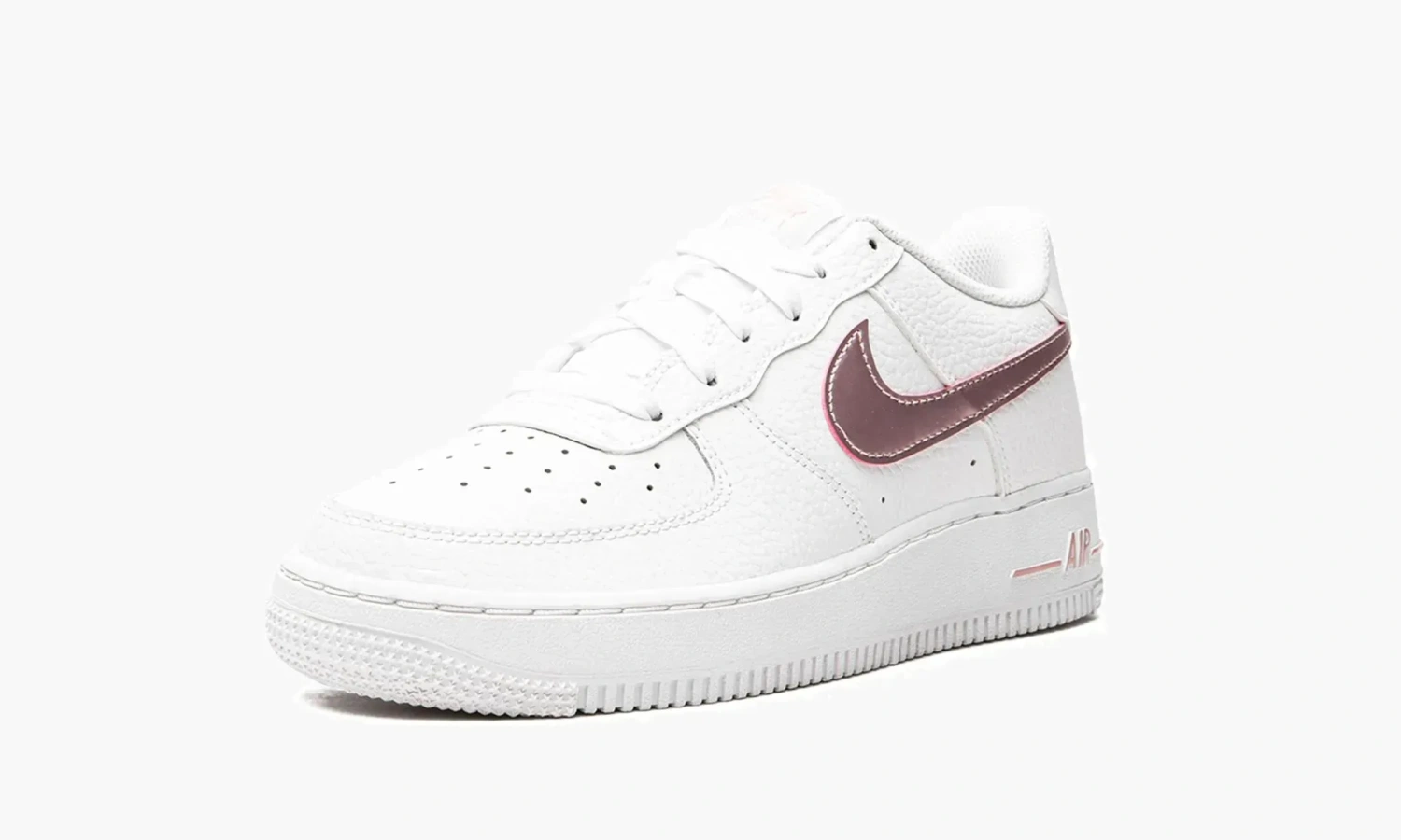Air Force 1 GS White/Pink Glaze 