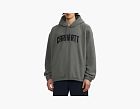Carhartt WIP College Logo Hooded Sweatshirt Grey