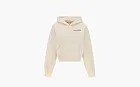 Sporty & Rich Club Women's Cropped Hoodie Beige