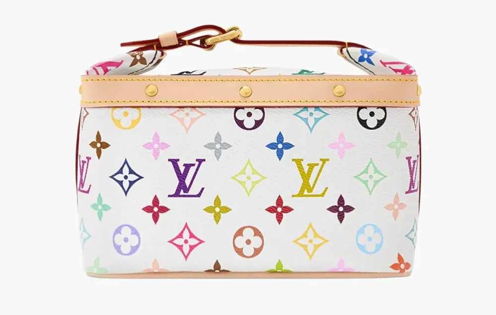Louis Vuitton x Takashi Murakami Collaboration Cruiser Sansai Brand Monogram White