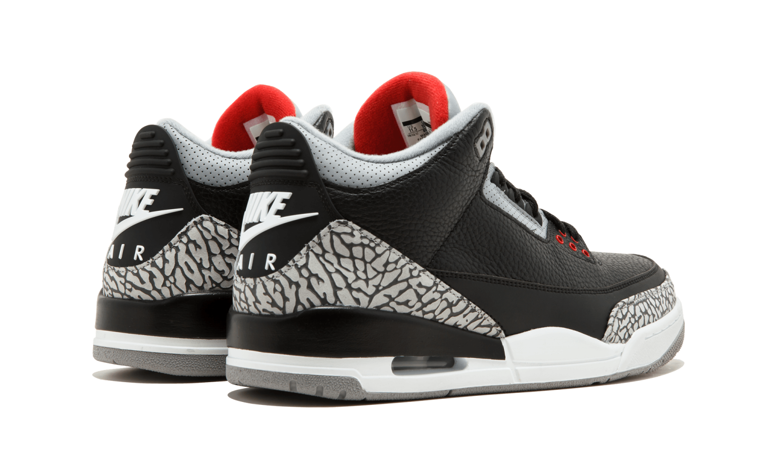 Jordan 3 OG “Black/Cement” фото кроссовок