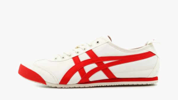 Asics Onitsuka Tiger Mexico 66 Cream Fiery Red 