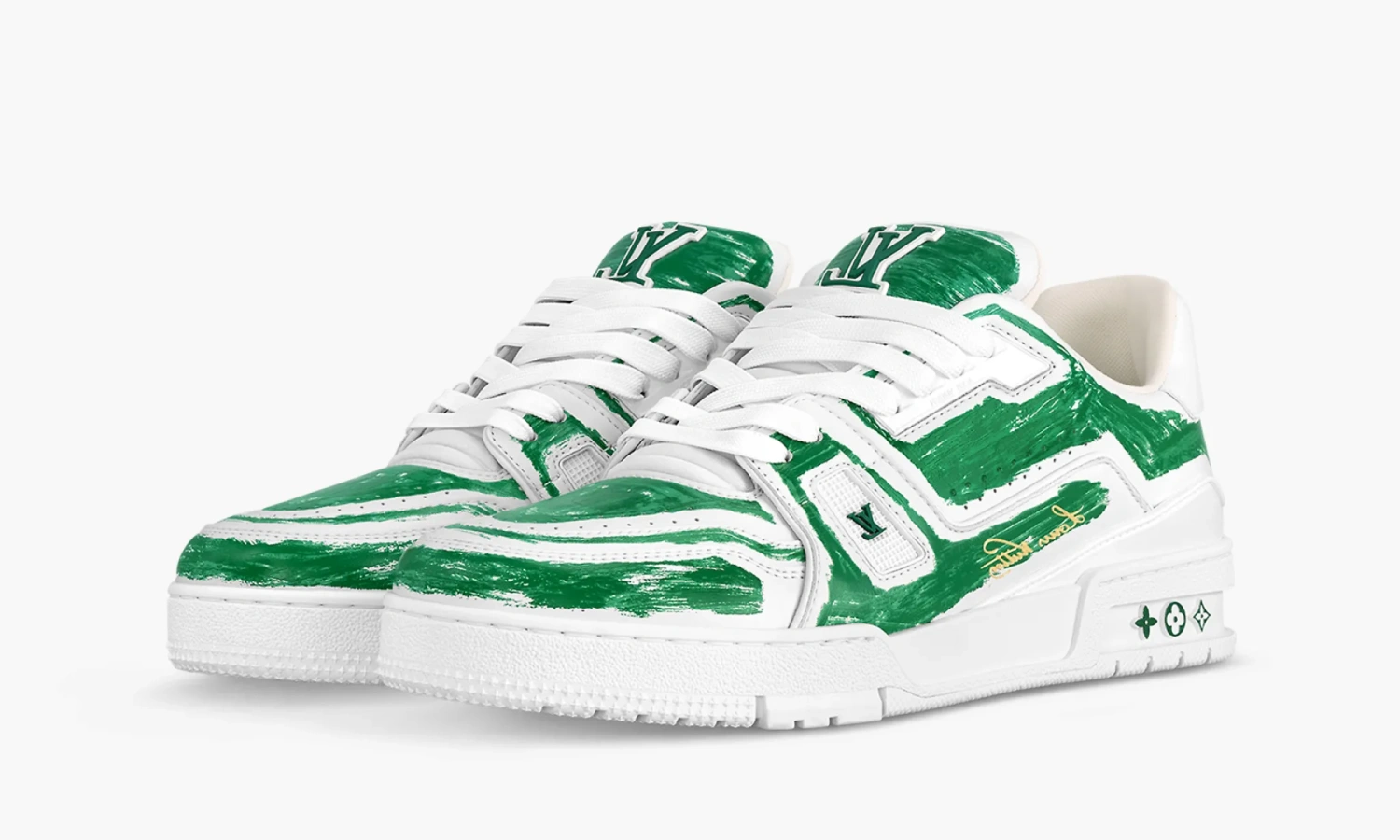 Louis Vuitton Trainer Sneaker Green 