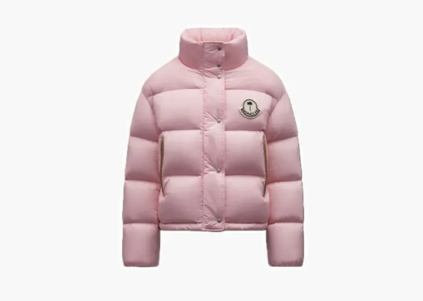Moncler x Palm Angels Antora Short Down Jacket Light Pink 