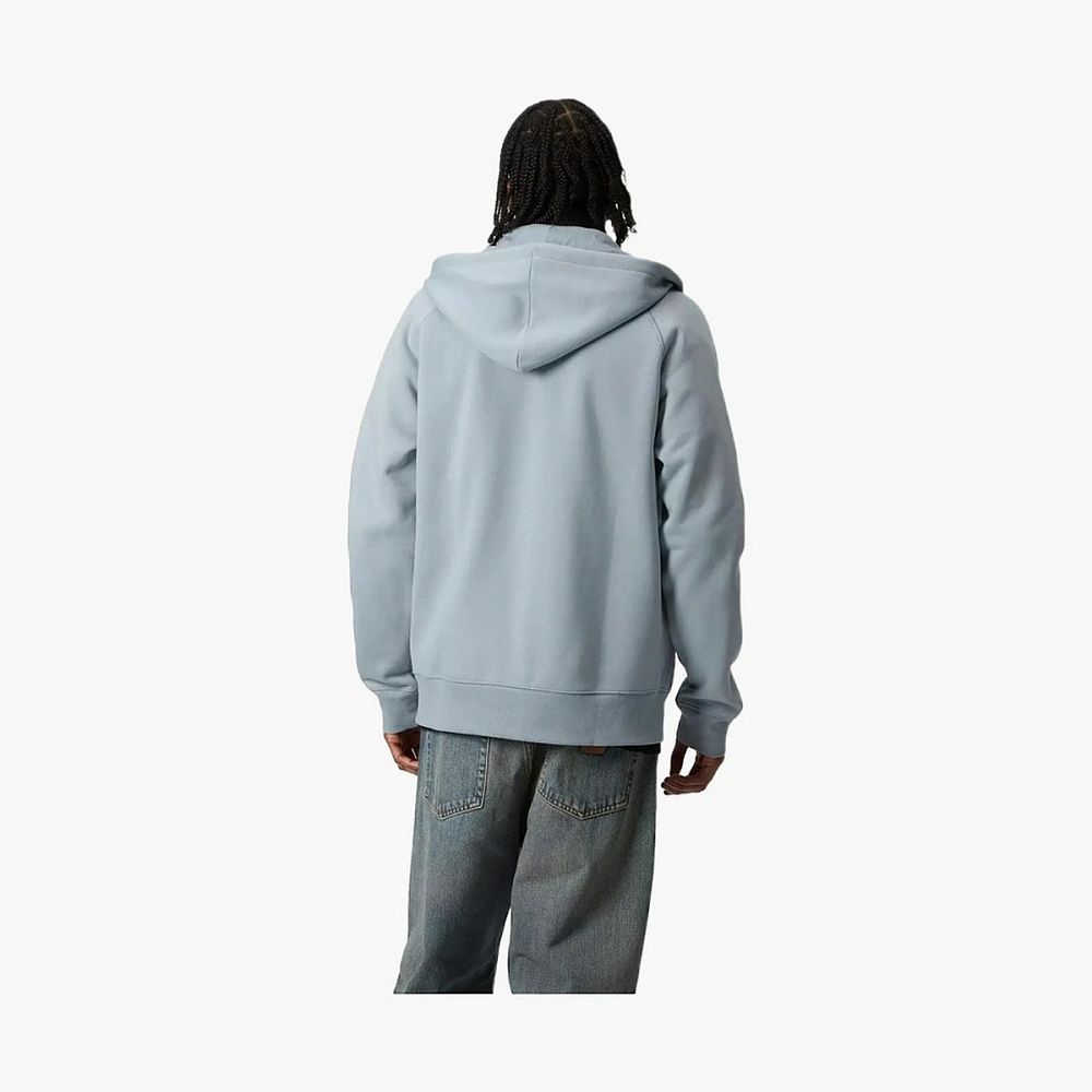 Carhartt WIP Hooded Chase Zip Jacket Grey