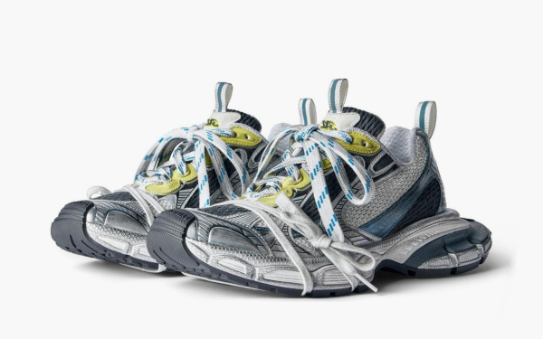 Balenciaga 3XL Sneaker Worn-Out - White Blue Yellow 