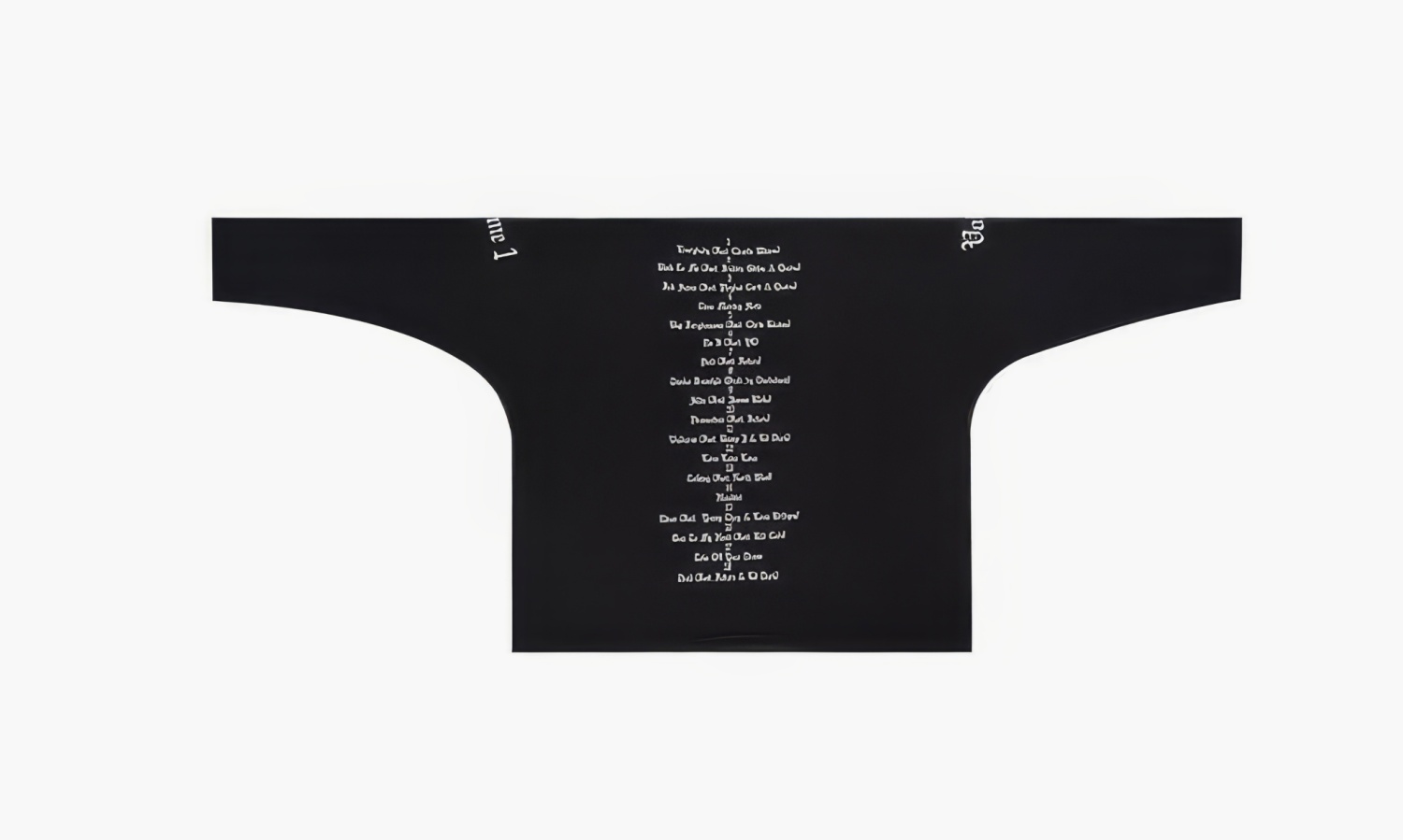 Yeezy Gosha Vultures Long T-shirt "Black" 