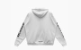 Chrome Hearts Vertical Logo FU Hood Zip Up Hoodie White 