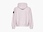 Stone Island Brushed Organic Cotton Fleece Sweatshirt Pink