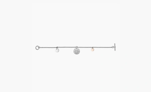 Hermès Bracelets Unisex Silver 
