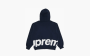 Supreme Big Logo Zip Up Hooded Sweatshirt "Navy" 
