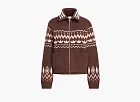 Adidas Originals Fair Isle Cardigan Auburn
