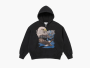 Supreme x MM6 Maison Margiela Eagle Zip Up Hooded Sweatshirt Black 