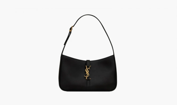 Saint Laurent Le 5 À 7 Hobo Bag In Smooth Leather Nero 