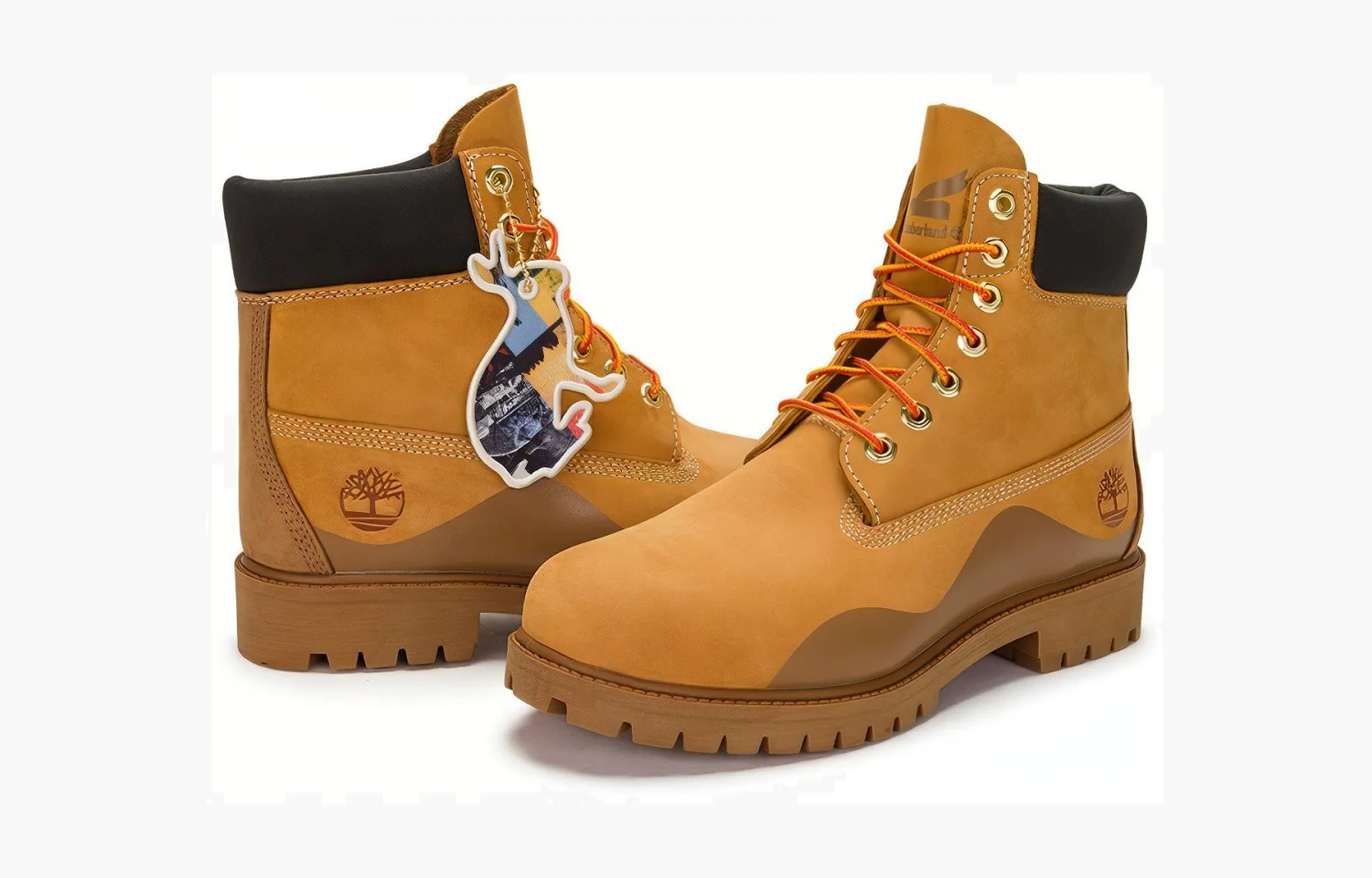 Timberland Heritage 6 Inch Waterproof Boot "Wheat Nubuck With Brown" 