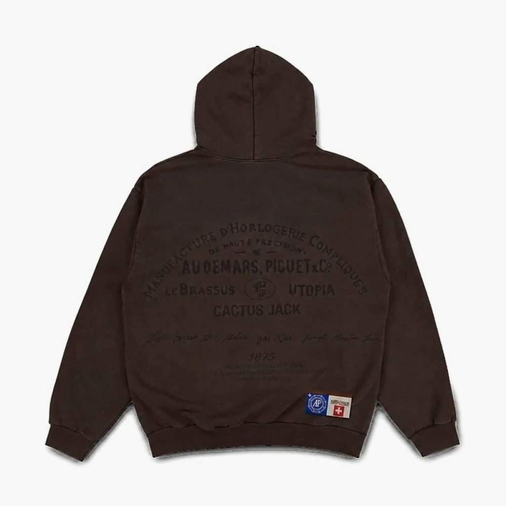 Travis Scott x Audemars Piguet Emblem Hoodie Dark Brown