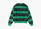 Stussy Hairy Stripe Crew Sweater Black/Green