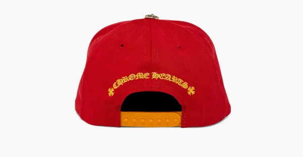 Chrome Hearts Baseball Hat Red/Yellow  Chrome Hearts Baseball Hat Red/Yellow