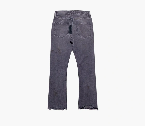 Enfants Riches Déprimés Patchwork Flare Jeans Black 