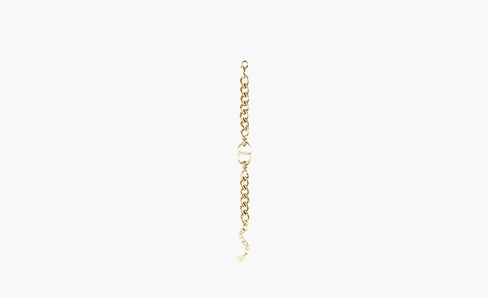 Dior Metal Bracelets WMNS Gold CD Medallion