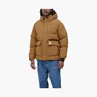 Carhartt WIP Hooded Down Puffer Jacket Brown