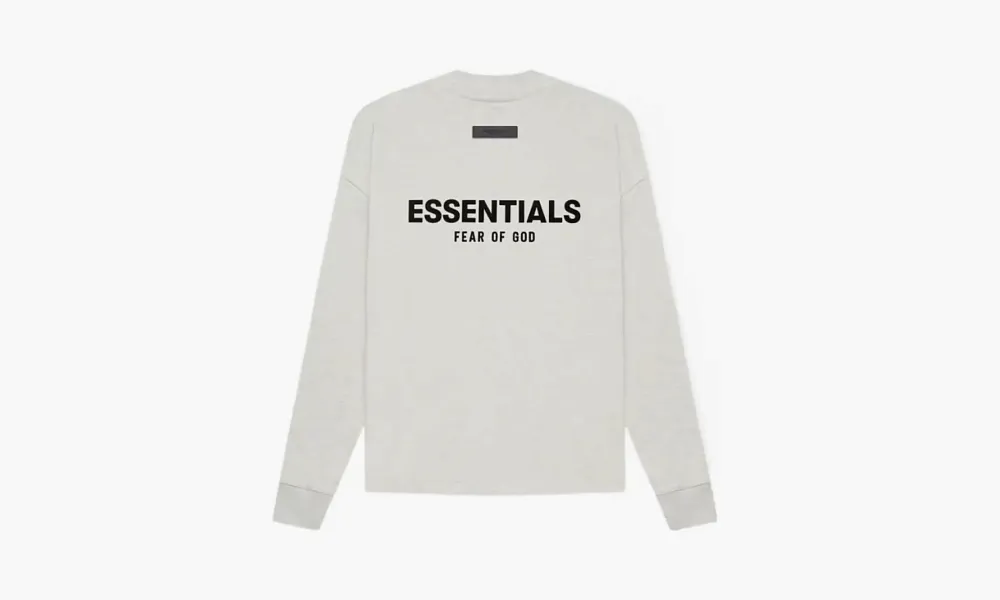 Fear Of God Essentials Long Sleeve Ss22 Tee Light Oatmeal