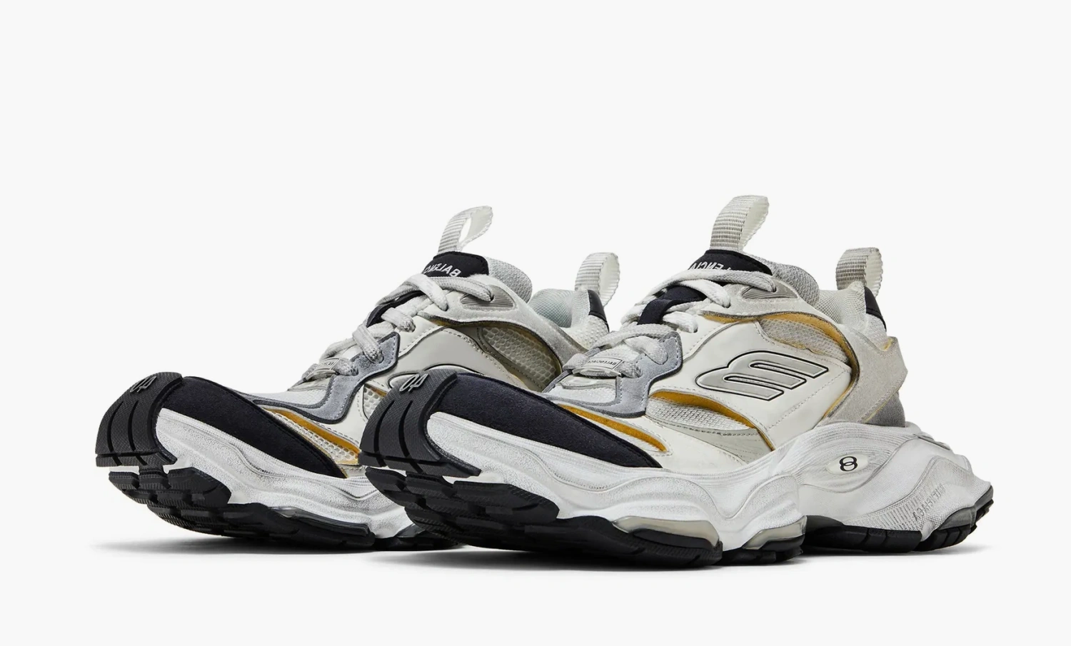 Balenciaga Cargo Worn-Out - White Black 