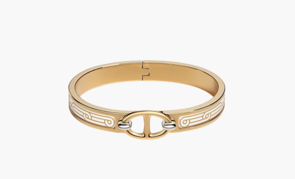 Mini Clic Chaine d'Ancre Hermès Sellier bracelet Gold 
