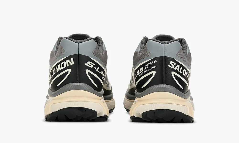 Salomon XT-6 Heritage Grey Black Vanilla