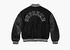 Supreme Tiger Varsity Jacket Black