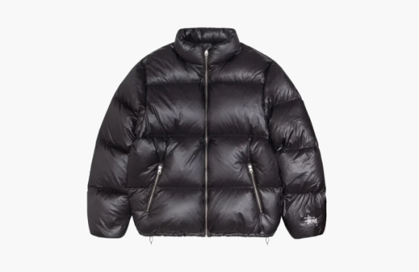 Stussy Down Puffer Parachute Ripstop Charcoal 