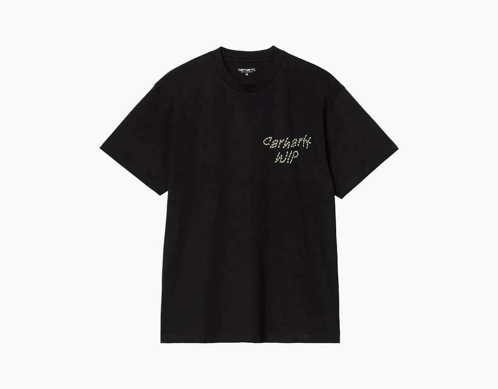 Carhartt WIP Sunflower Back Print T-Shirt Black