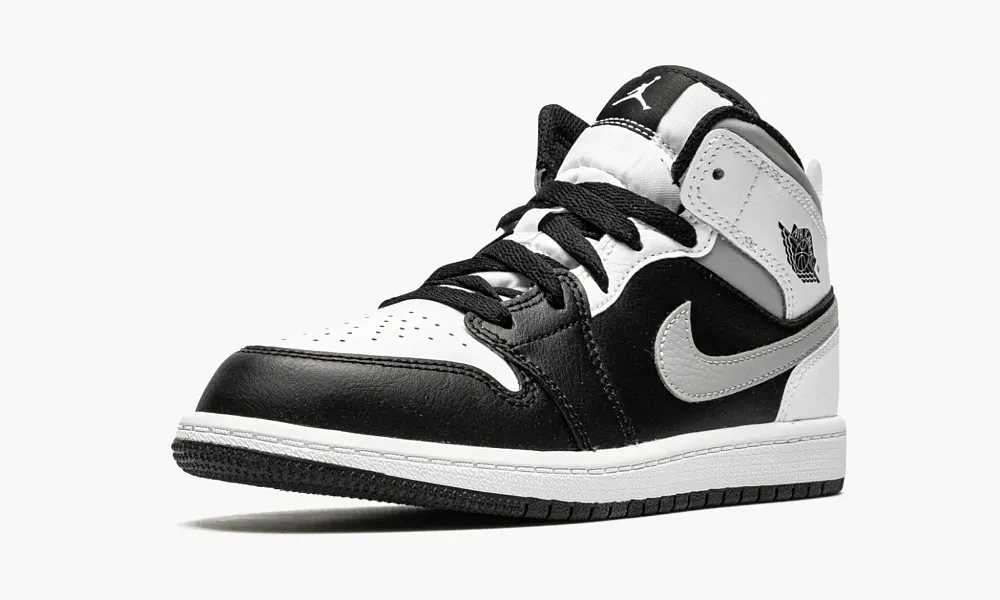 Air Jordan 1 Mid PS White Shadow Kids