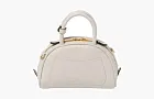 Miu Miu Patent Leather Top-Handle Bag White