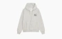 Stussy x Nike Stone Washed Fleece Zip Hoodie Grey 
