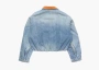 Acne Studios Denim Bomber Jacket Mid Blue 