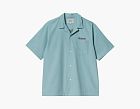 Carhartt WIP World Short Sleeve Shirt Blue