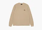 Stussy Raglan Thermal Long-Sleeve Crew Sand