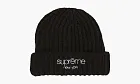 Supreme Ribbed Beanie Fw22 Black