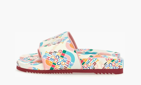 Gucci x The North Face Leather Sandals Multi-Color 