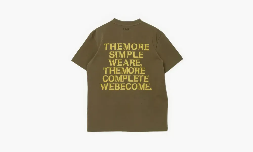 Sacai T-shirt Green Brown