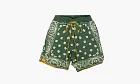 RHUDE Bandana Shorts green
